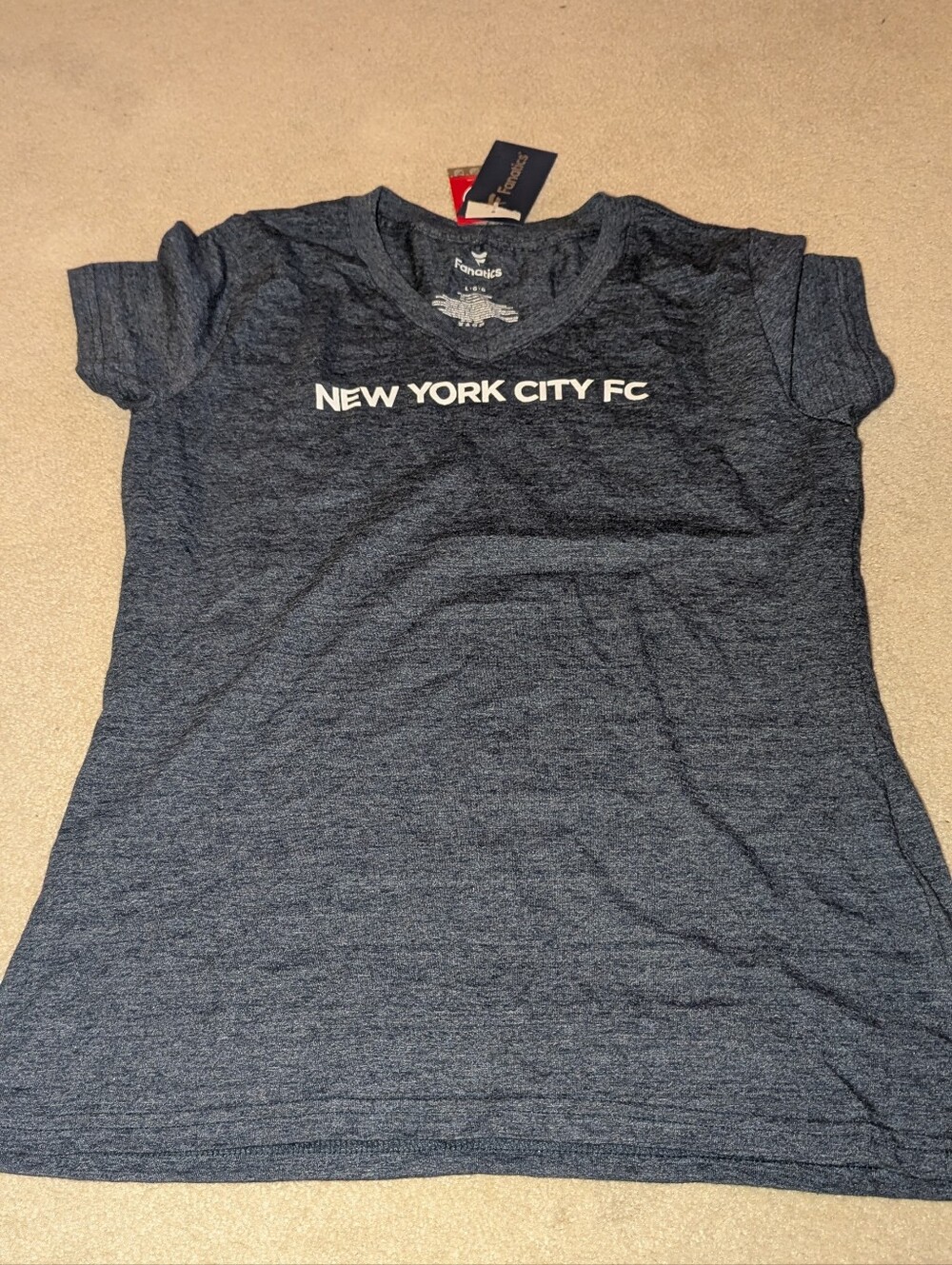 Nwt fanatics MSL New York City FC v-neck top